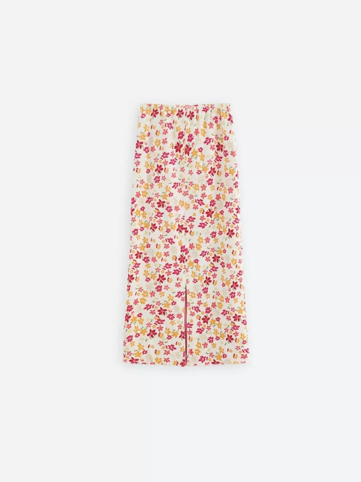 ‘Dreamy hibiscus‘ reversible maxi skirt