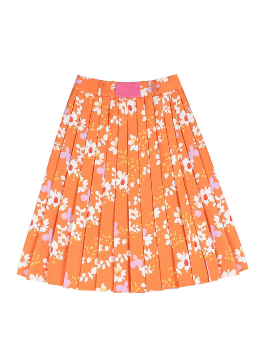 ‘Vivid’ pleated skirt