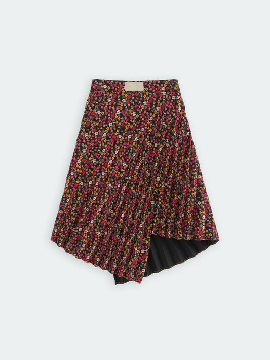‘Dawn blossoms’ pleated skirt
